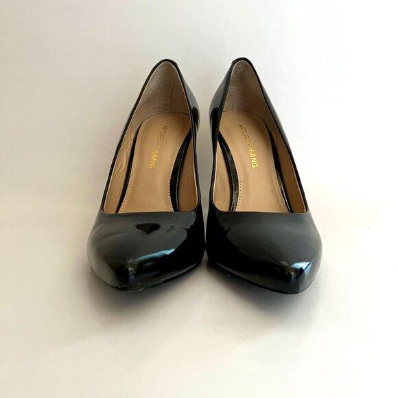 Arturo Chiang Avia Pumps - Black Smooth Patent - Picture 8 of 9